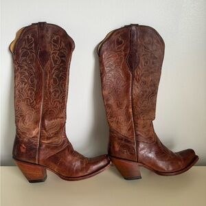 Tony Lama Western Boots, gently used, Size 7.5 Women’s Brown Boots